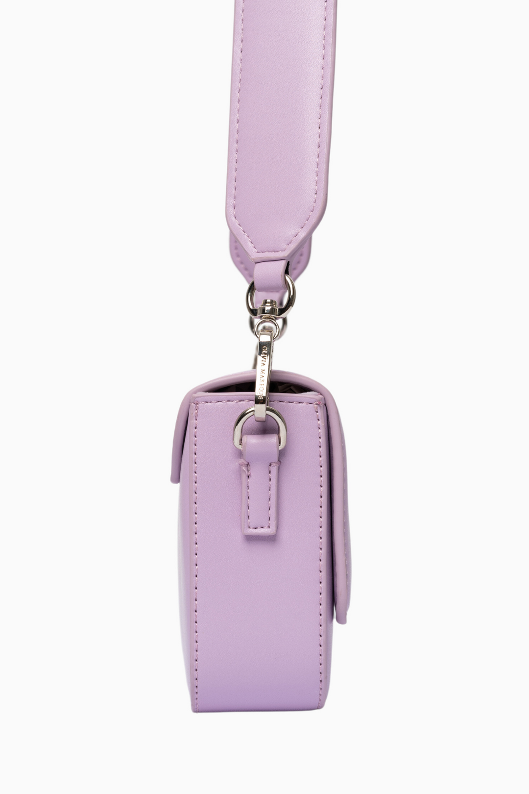 Pantone Lilac Vegan Leather Shoulder Bag