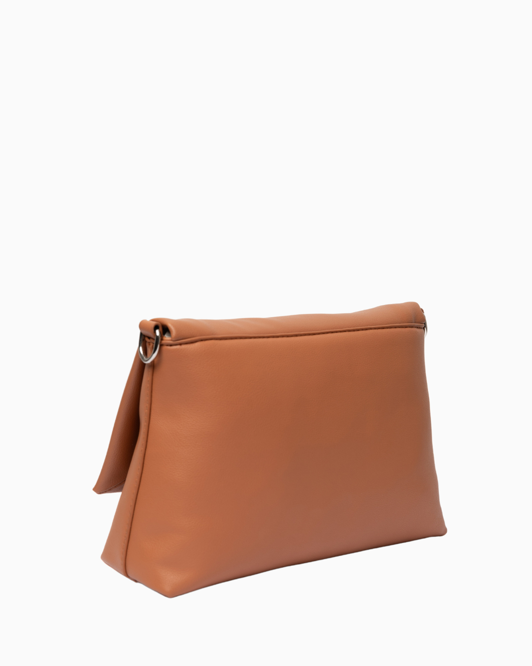 Olivia Brown Vegan Leather Shoulder Bag