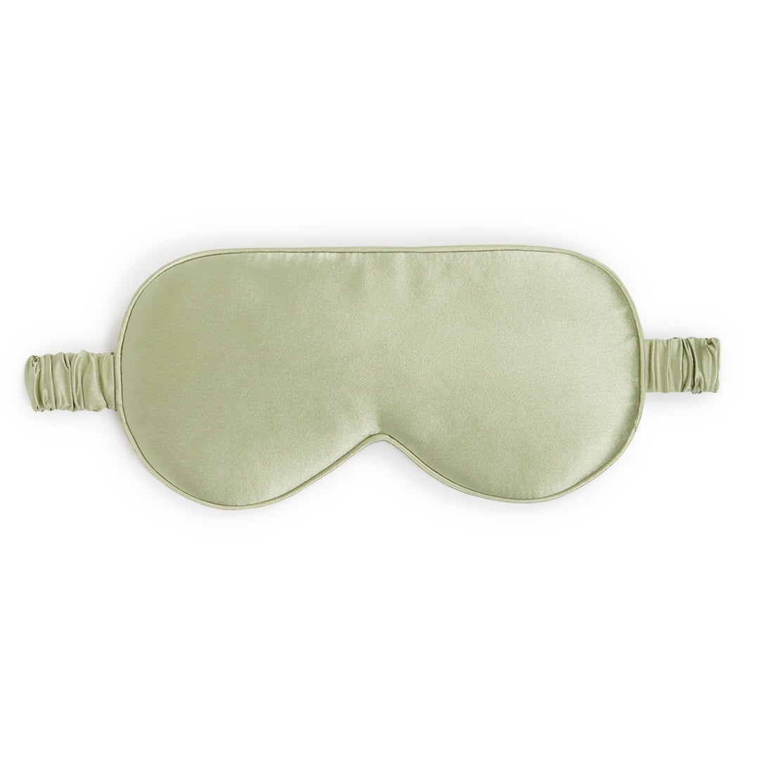 Deep Sleep Mask from natural Silk in the colour champagne colour