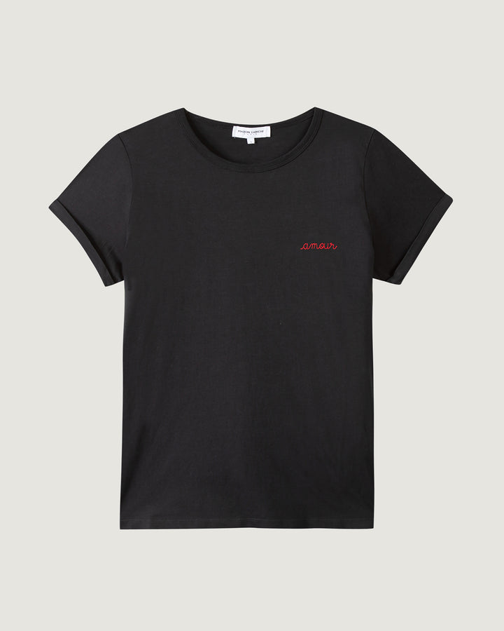 Poitou Amour T-shirt made from natural cotton