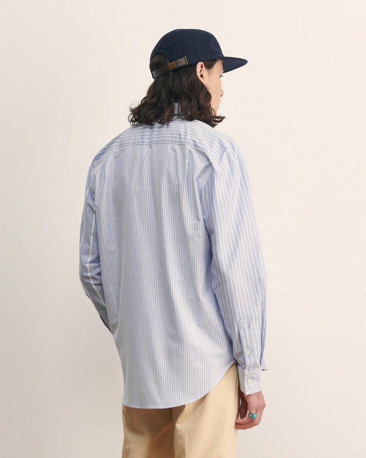 Camașă Albastră "Good Vibes" din Bumbac Natural - Maison Labiche