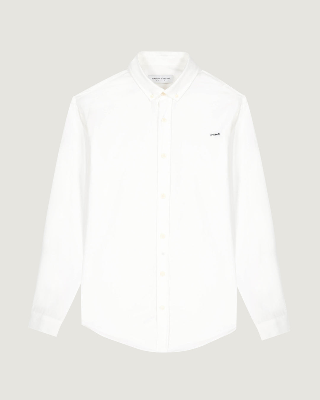Camașă Albă "Amour" din Bumbac Natural - Maison Labiche