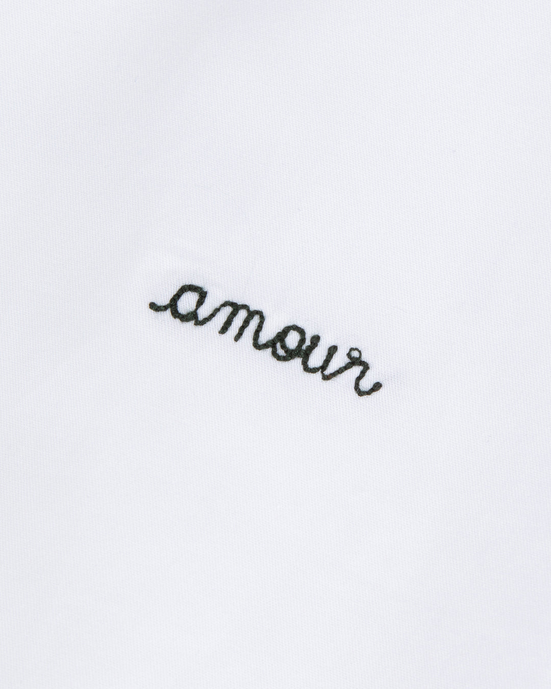 Camașă Albă "Amour" din Bumbac Natural - Maison Labiche