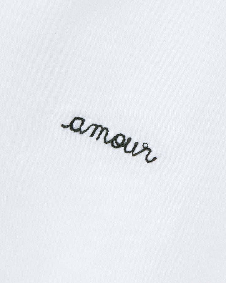 Camașă Albă "Amour" din Bumbac Natural - Maison Labiche