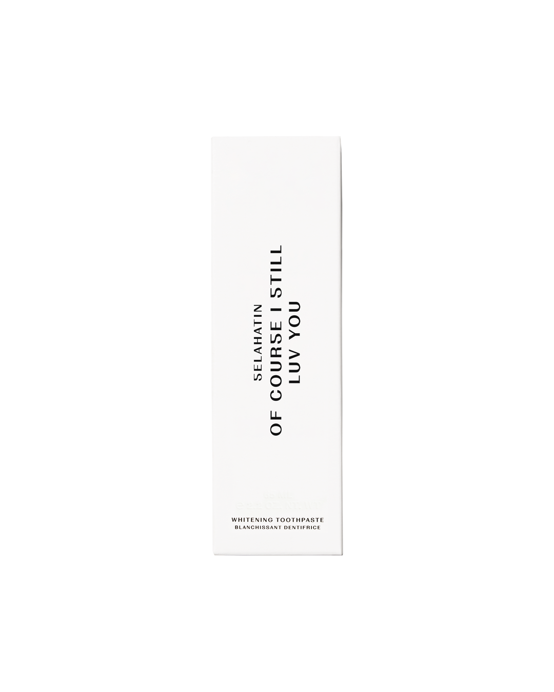 Of Course I Still Luv You Vegan Toothpaste by Selahatin