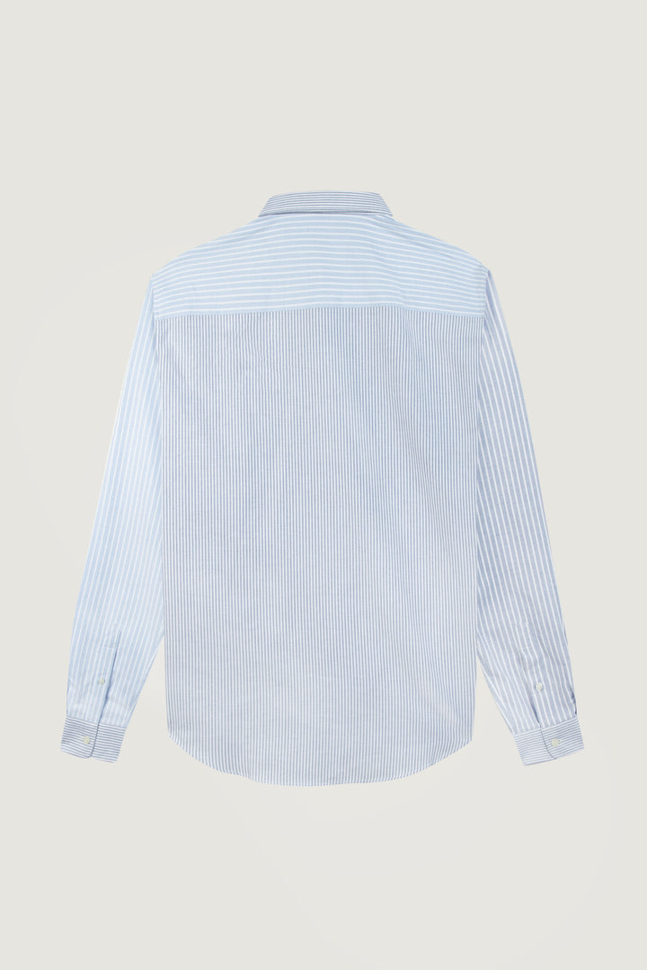 Cămașă Albastră "Bonne Graine" din Bumbac Natural - Maison Labiche