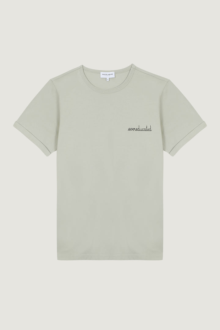 Poitou Overeducated T-shit made from natural cotton
