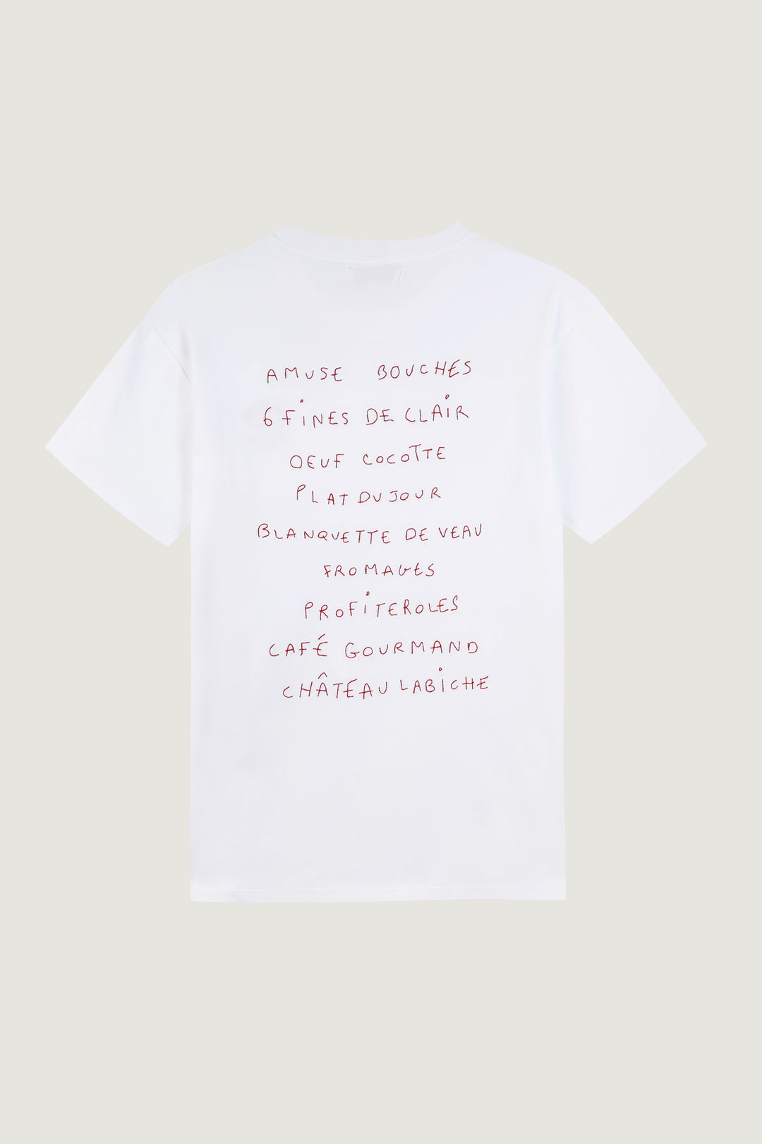 Patureau Menu Club T-shit made from natural cotton