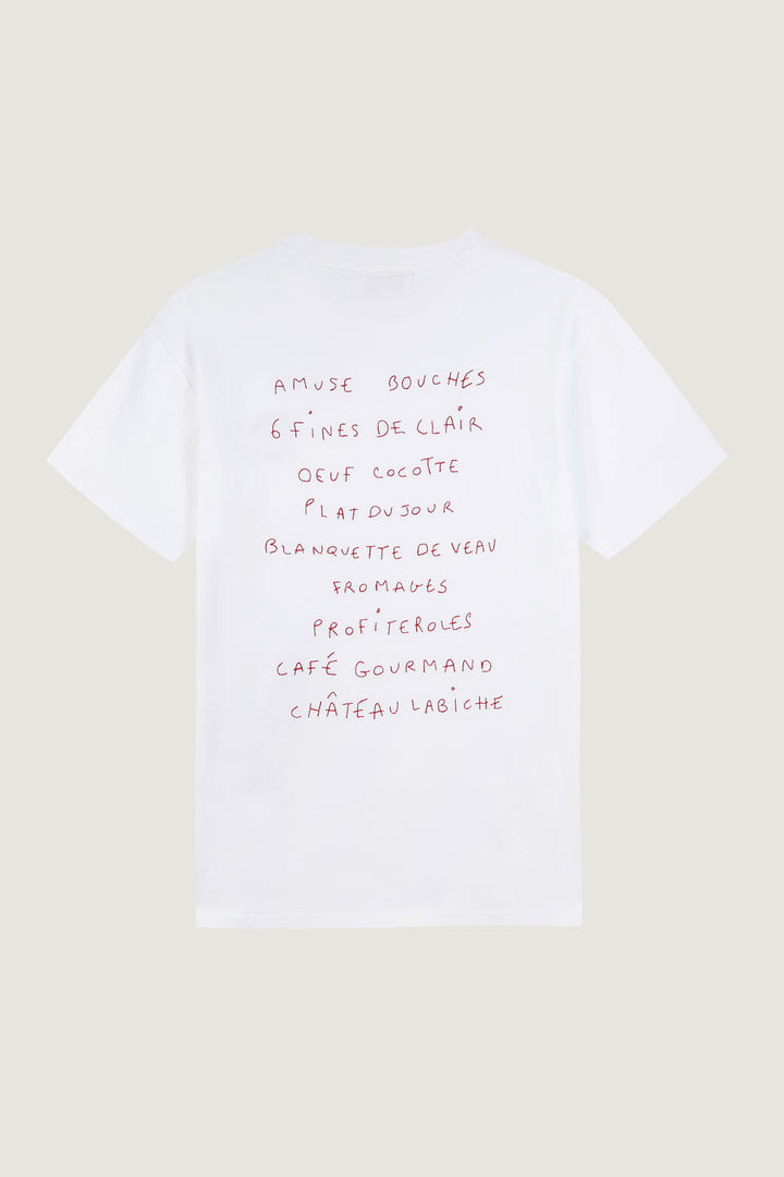 Patureau Menu Club T-shit made from natural cotton