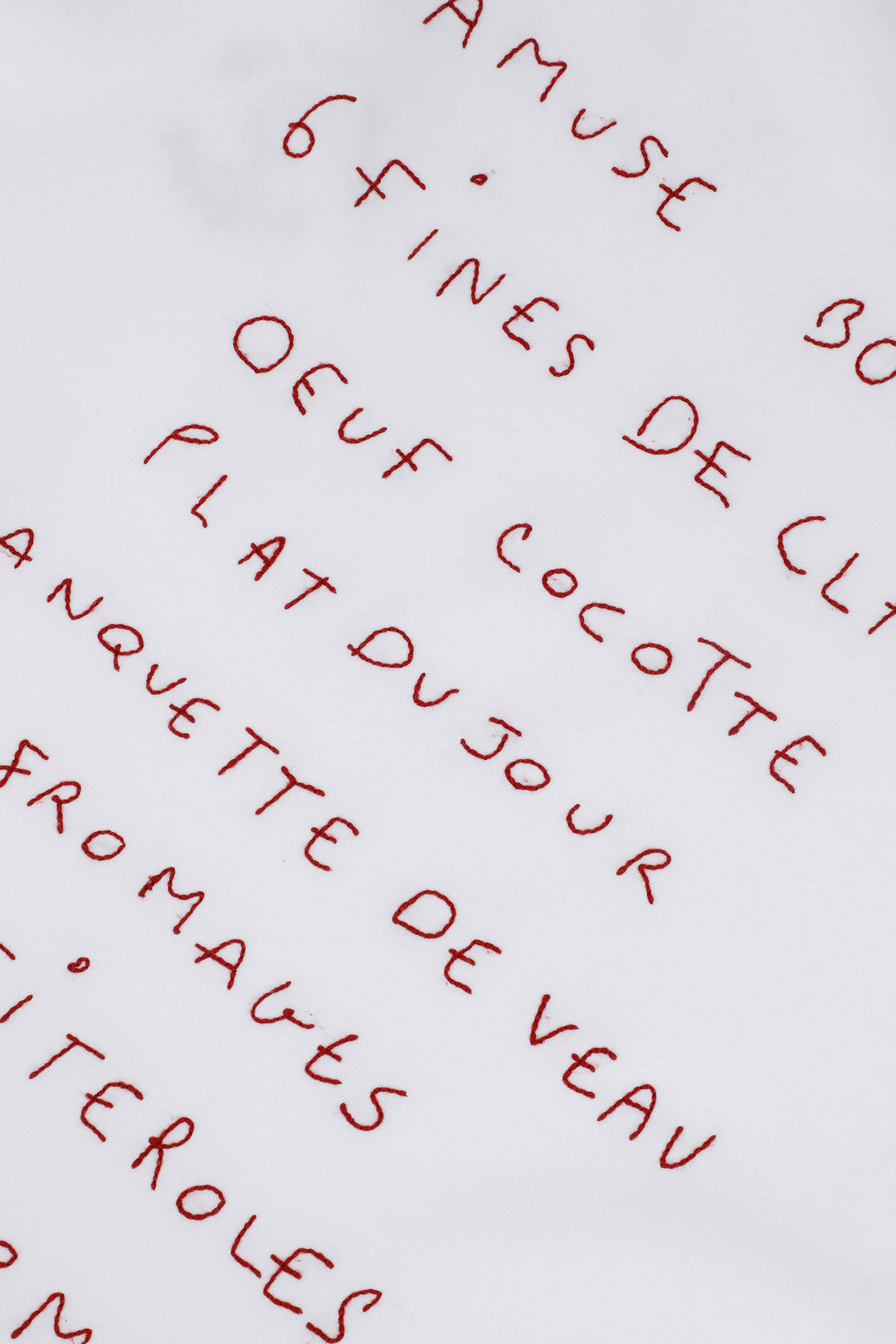 Patureau Menu Club T-shit made from natural cotton