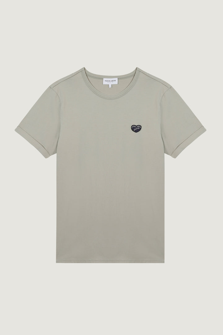 Poitout Patch Coeur T-shit made from natural cotton