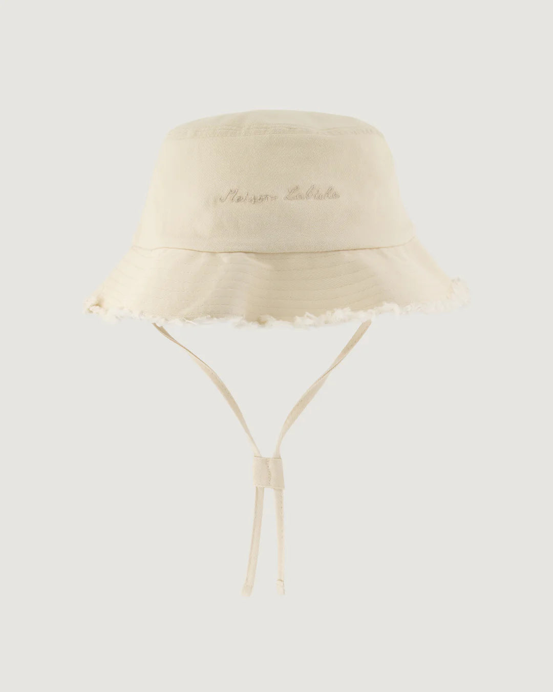 Brantome Maison Labiche White Cap made from natural cotton