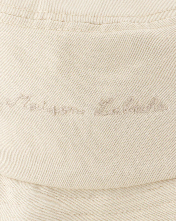 Brantome Maison Labiche White Cap made from natural cotton