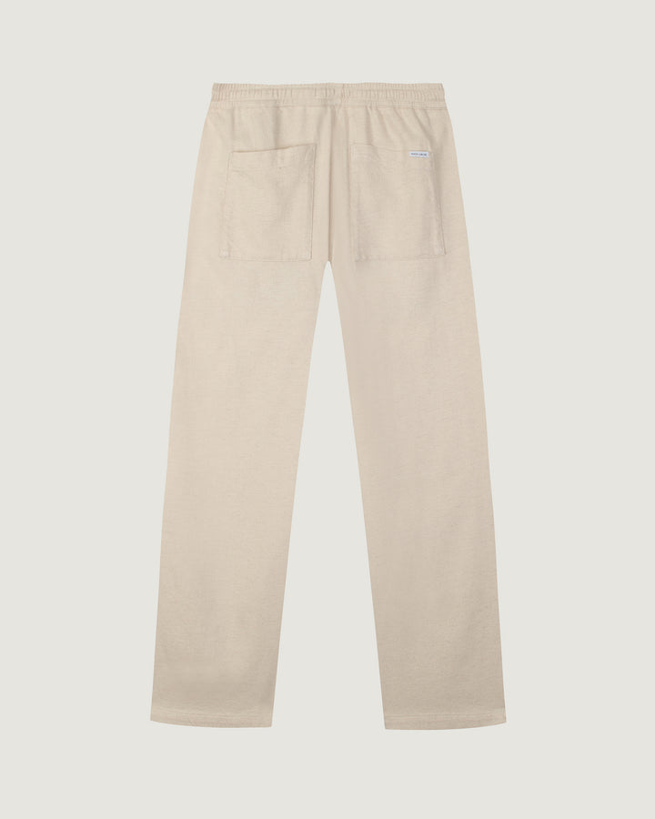 Lauth NB Cream Pants made from cotton & Linen Blend