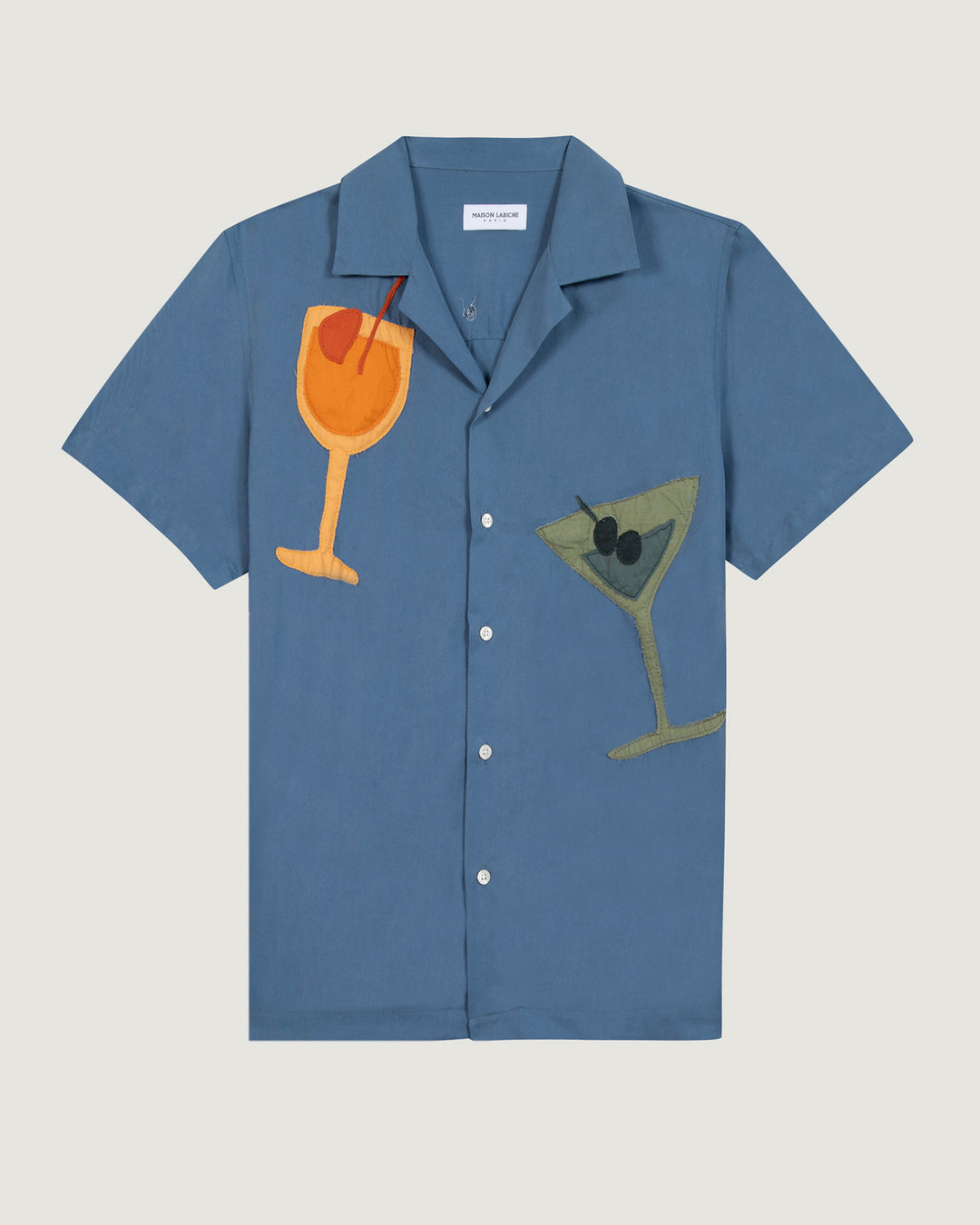 Summer Shirt with Colorful Embroideries Made of Natural Cotton - Maison Labiche