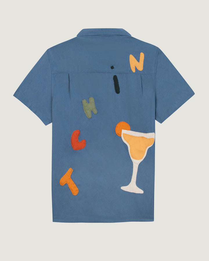 Summer Shirt with Colorful Embroideries Made of Natural Cotton - Maison Labiche