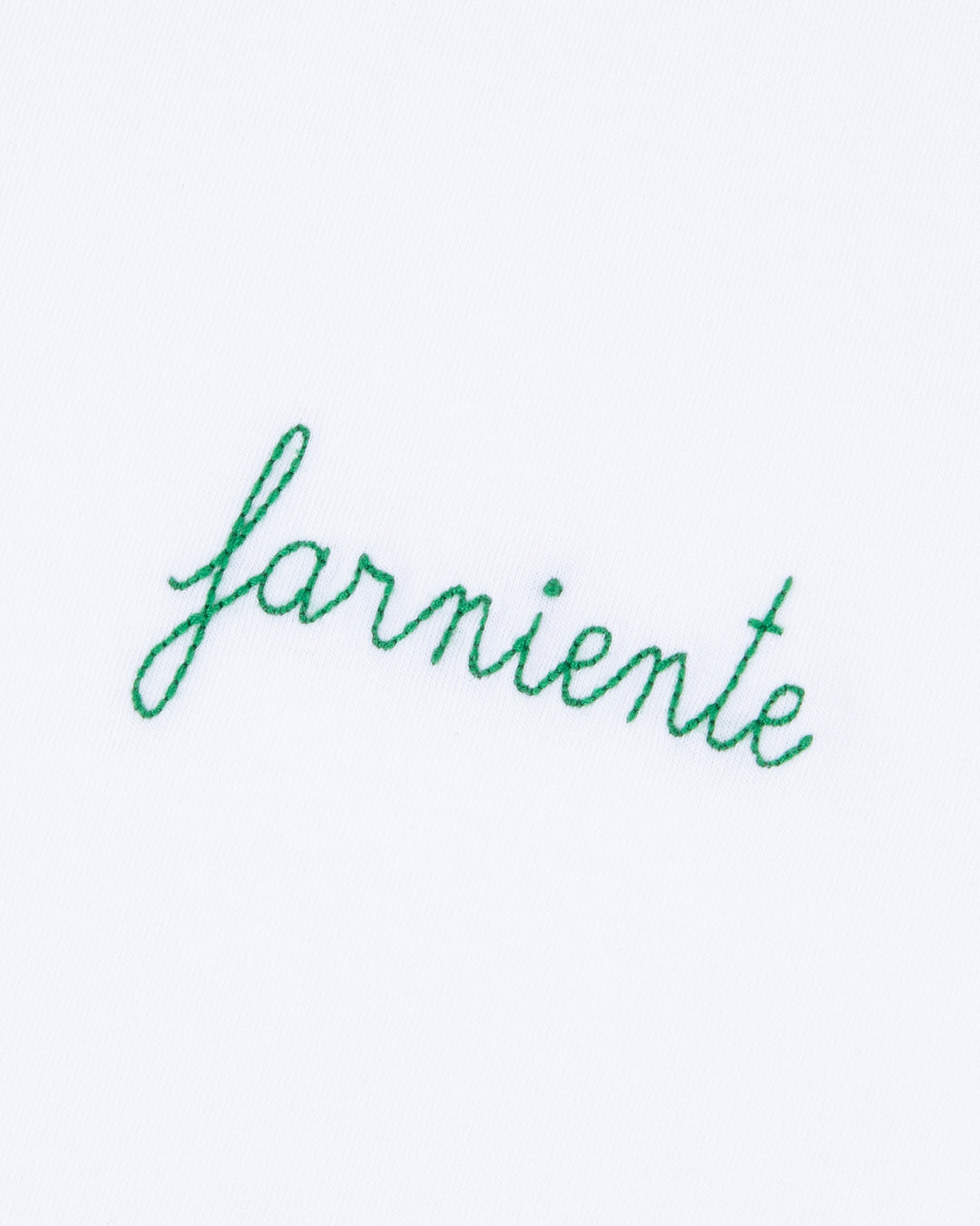 Poitou Farniente White T-shit made from natural cotton