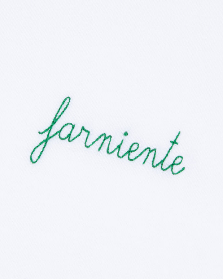Poitou Farniente White T-shit made from natural cotton