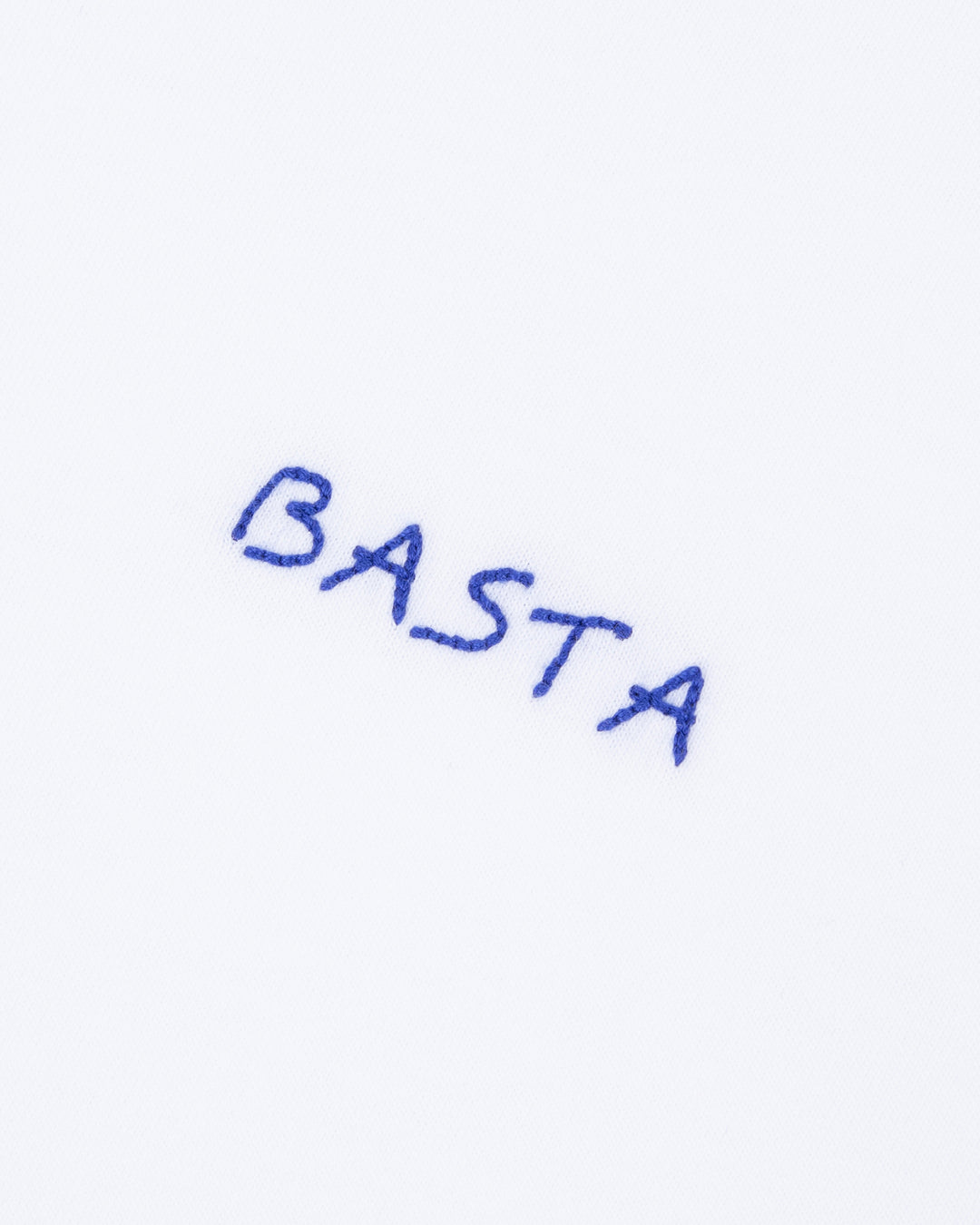 Popincourt Basta white T-shit made from natural cotton