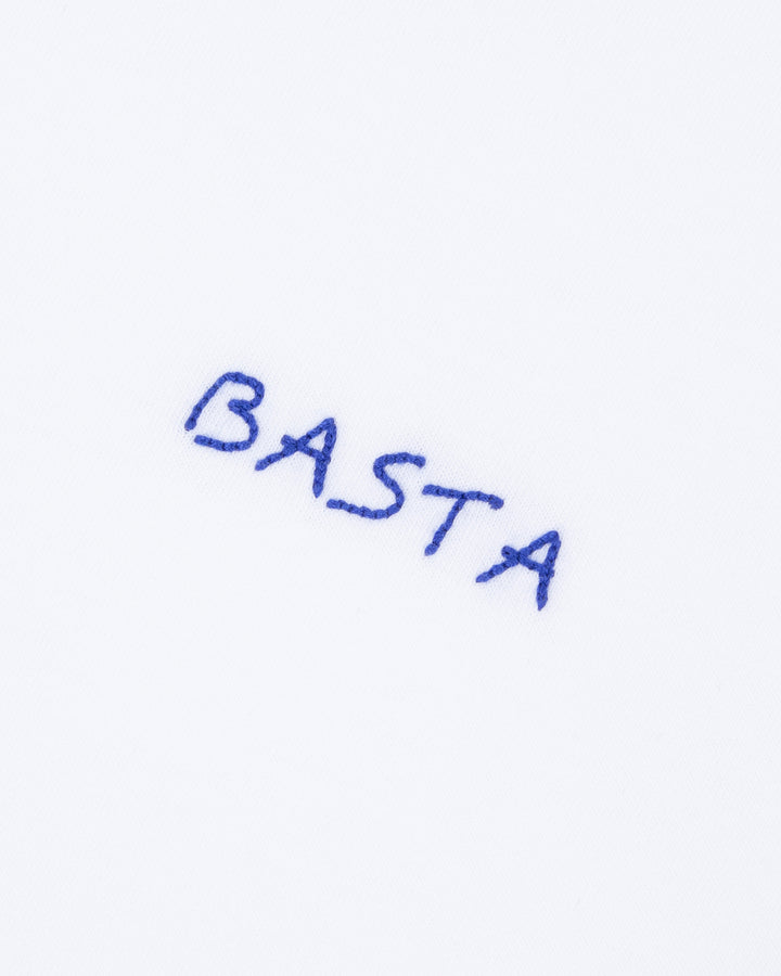 Popincourt Basta white T-shit made from natural cotton