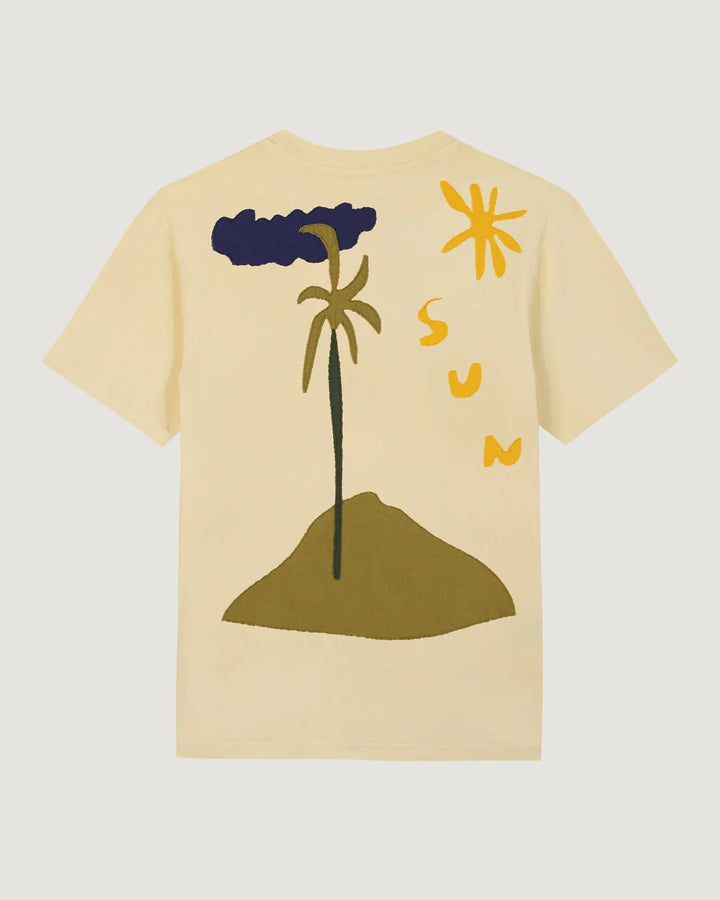 Bainville Sun Vanilla T-shirt made from natural cotton