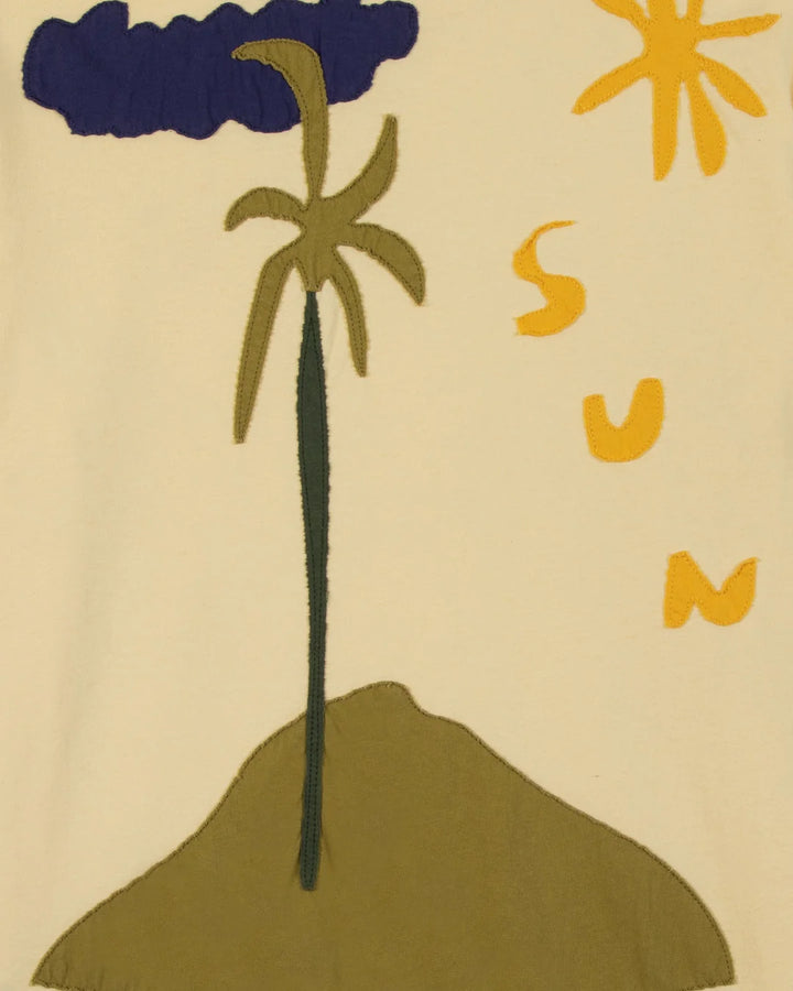 Bainville Sun Vanilla T-shirt made from natural cotton