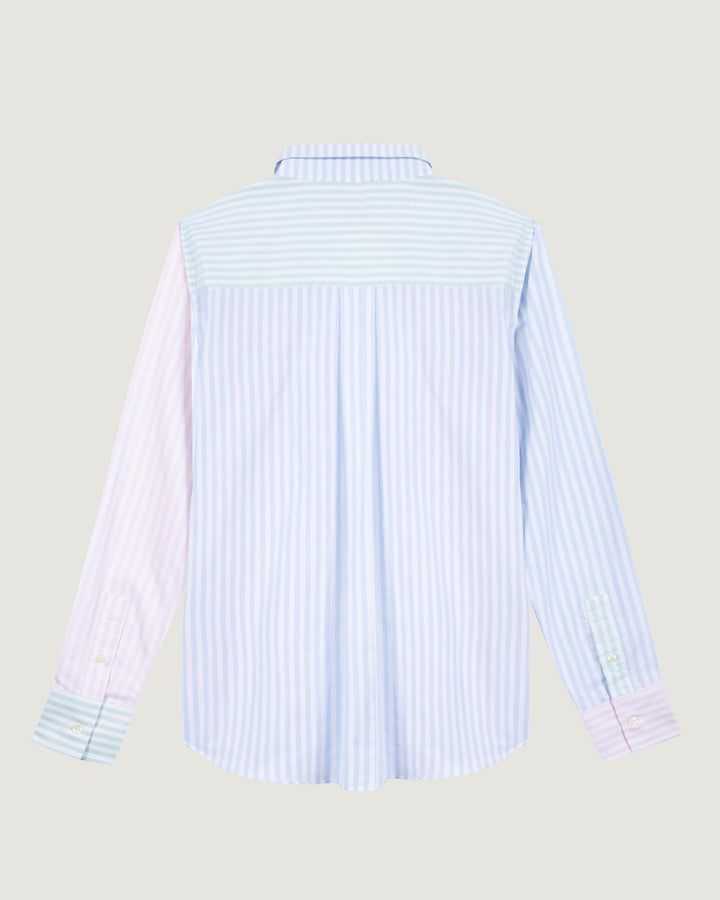 Striped "Ciao" Shirt in Natural Cotton - Maison Labiche