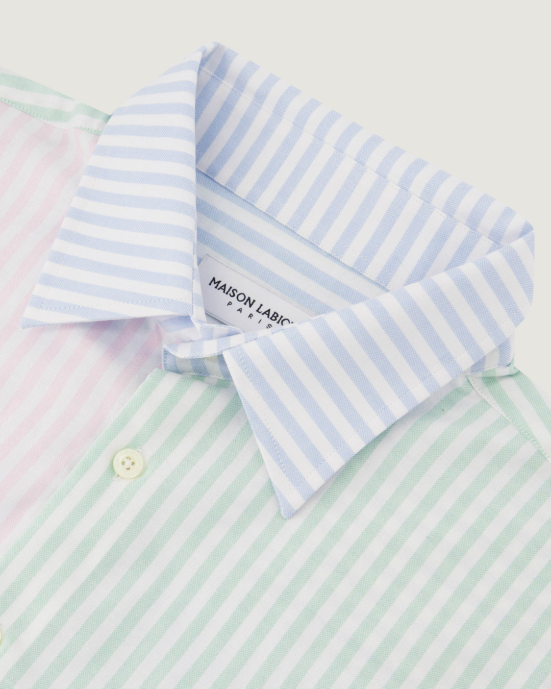 Striped "Ciao" Shirt in Natural Cotton - Maison Labiche