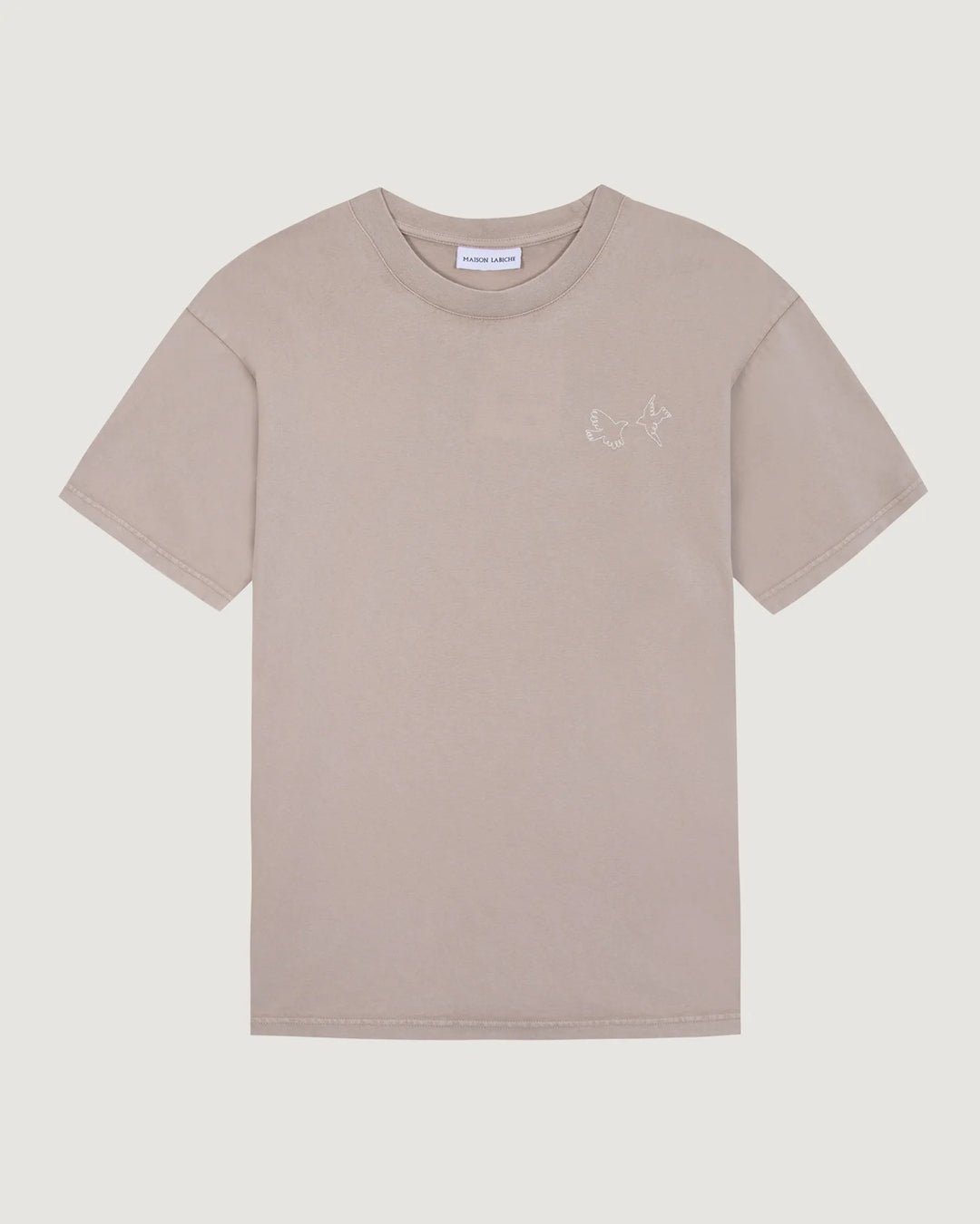 "Love Birds" T-Shirt in Natural Cotton – Maison Labiche