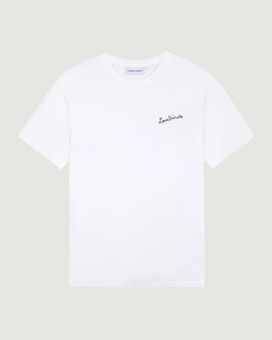 "Love Birds Bainville" T-Shirt in Natural Cotton – Maison Labiche