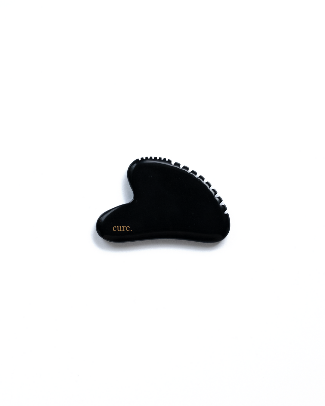 Piatră naturală Bian Stone Heart Gua Sha pentru masaj facial & corporal