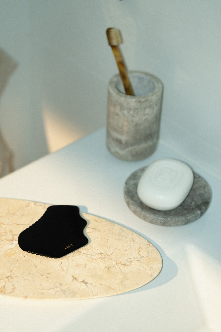 Black Bian Gua Sha massage Stone