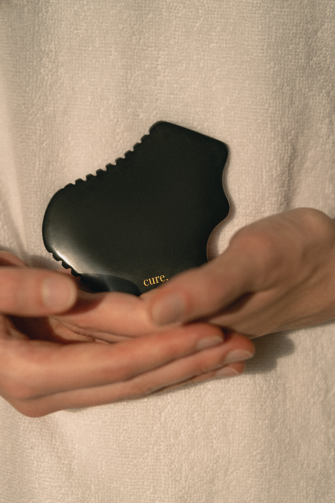 Black Bian Gua Sha massage Stone