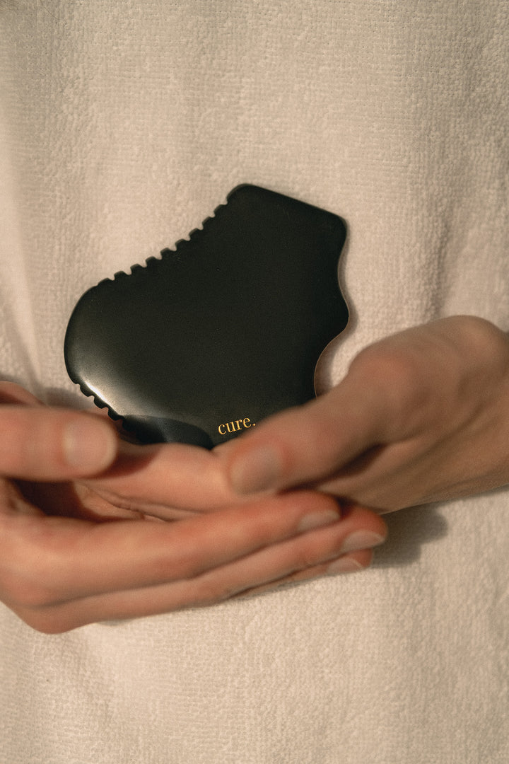 Black Bian Gua Sha massage Stone