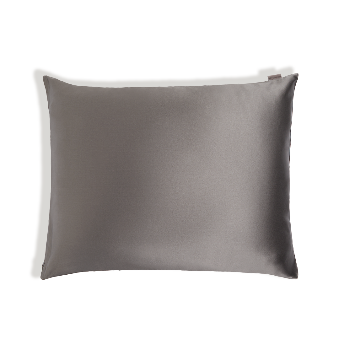 Skin Recovering Pillowcase from natural Silk in the colour rock