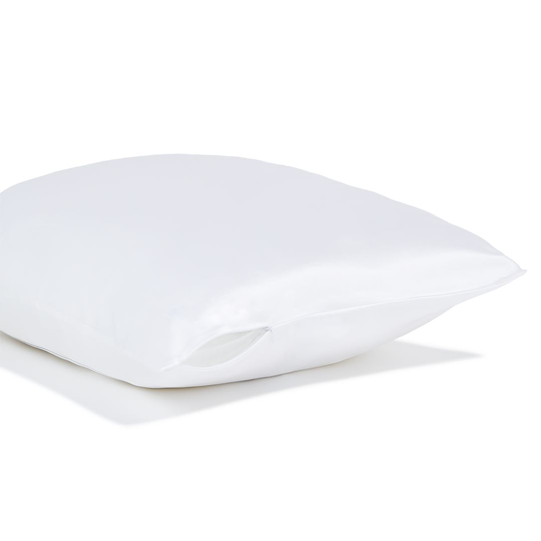 Skin Recovering Pillowcase from natural Silk in the colour white