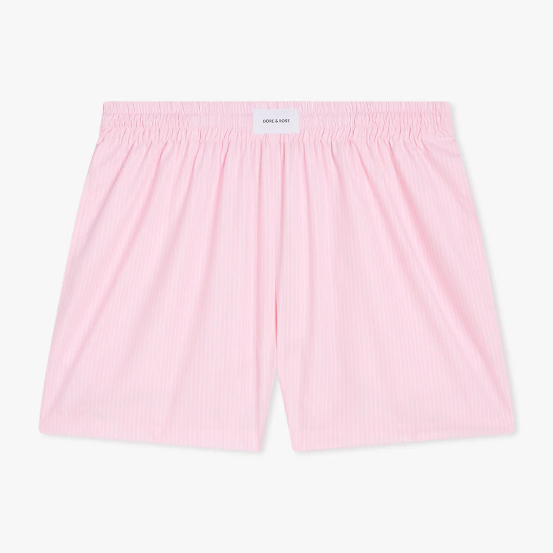 Silk Pajama Shorts – Baby Pink