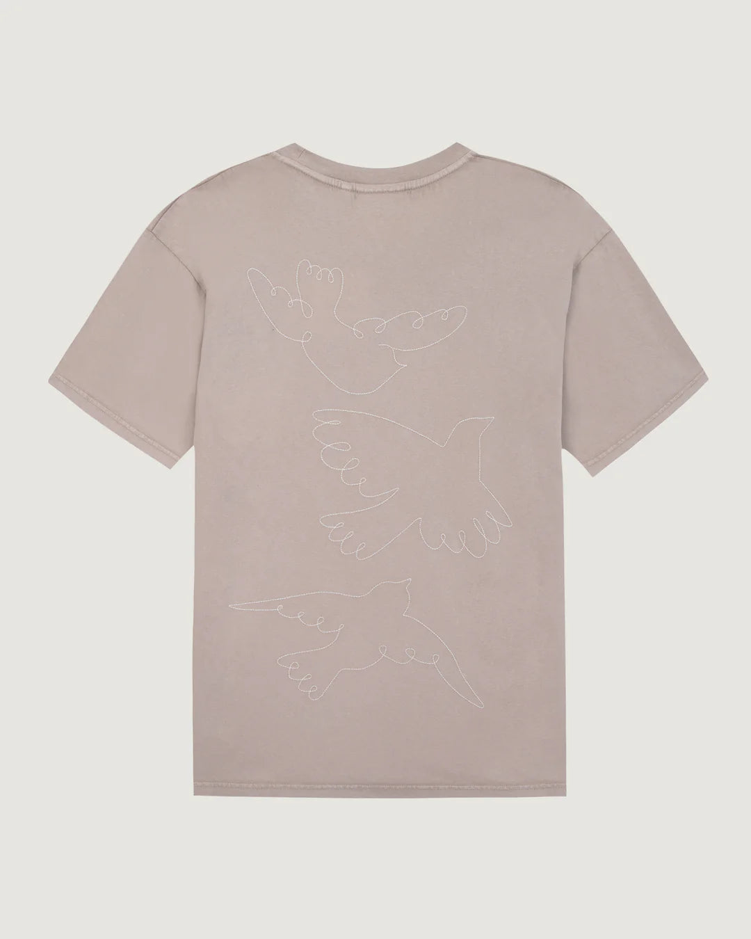 "Love Birds" T-Shirt in Natural Cotton – Maison Labiche
