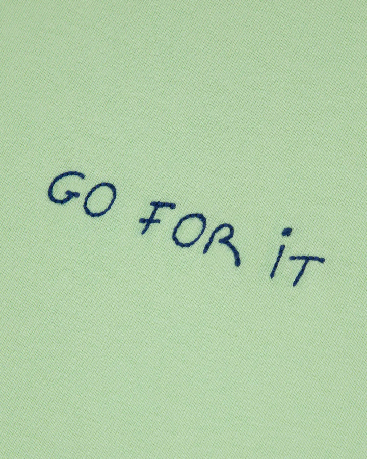 "Go for It" T-Shirt in Natural Cotton – Maison Labiche