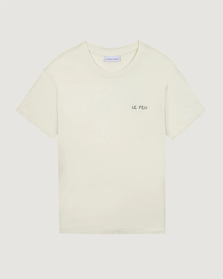 "Le Feu" T-Shirt in Natural Cotton – Maison Labiche