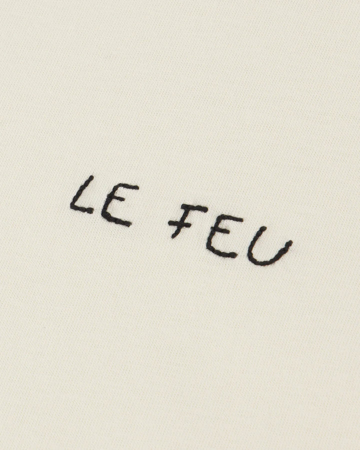"Le Feu" T-Shirt in Natural Cotton – Maison Labiche