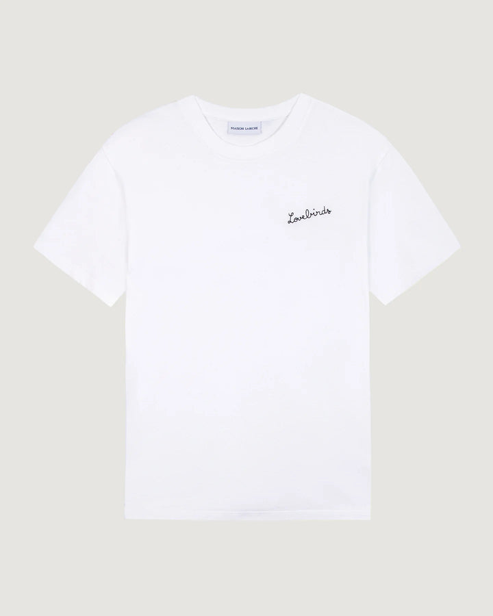  "Love Birds Bainville" T-Shirt in Natural Cotton – Maison Labiche