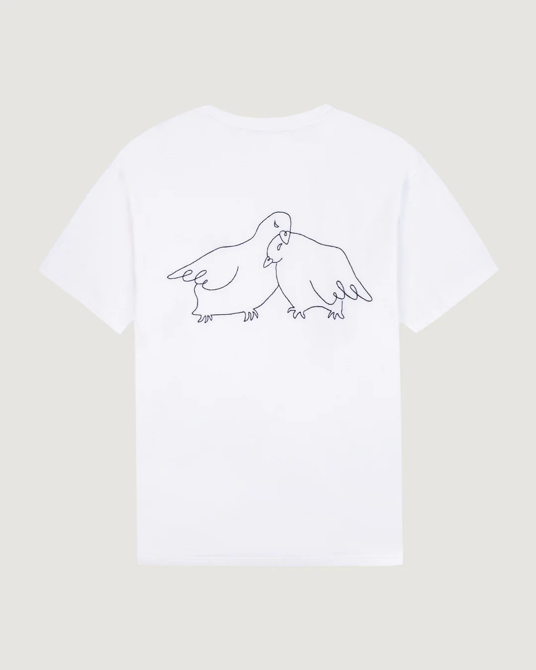  "Love Birds Bainville" T-Shirt in Natural Cotton – Maison Labiche
