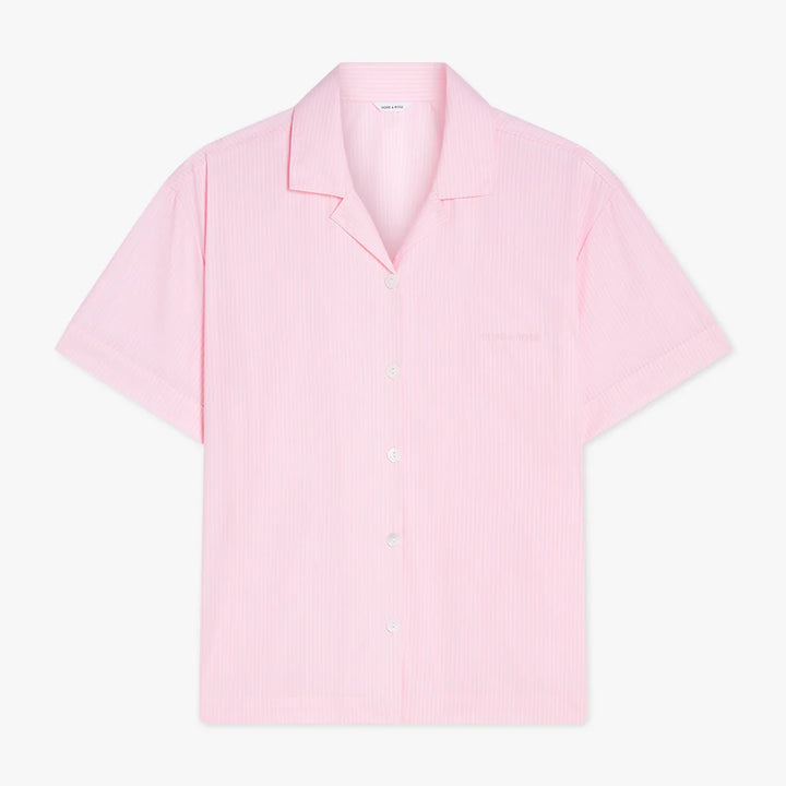 Cămașă de pijama cu mânecă scurtă - Baby Pink