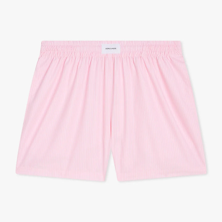 Silk Pajama Shorts – Baby Pink
